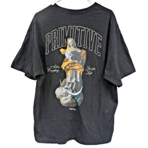 Primitive Gold Pack Blessed Black Gold Heavyweight Tee Men's T-Shirt XL Skate